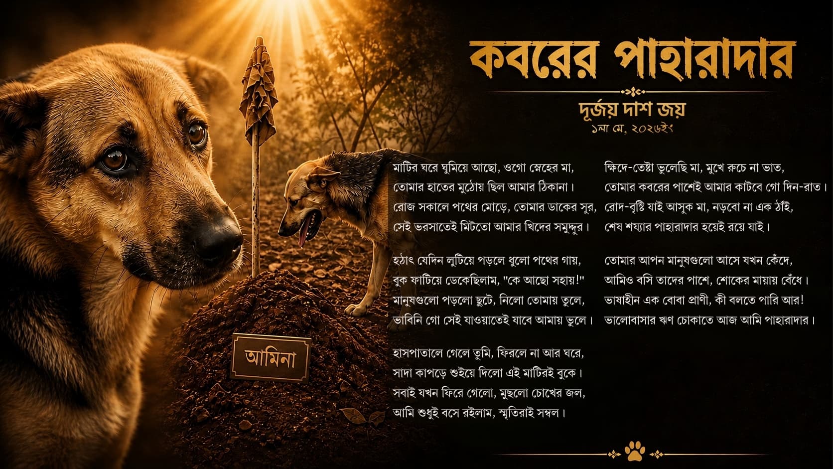 কবরের পাহারাদার - দূর্জয় দাশ জয়
